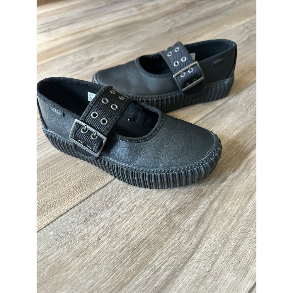 Vans Mary Jane Creeper Black Grunge Core Shoes size 5.5 - Picture 11 of 11